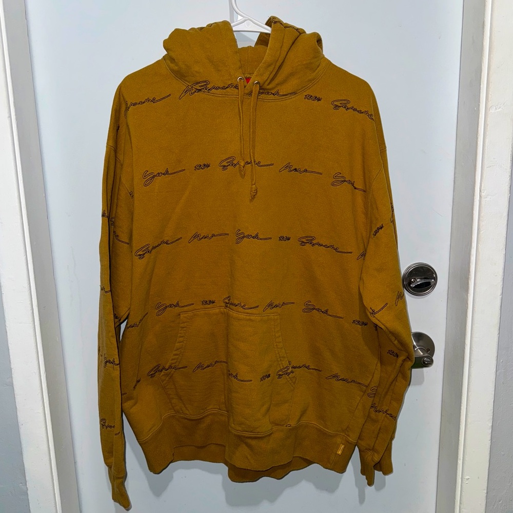 Supreme Embroidered Hoodie